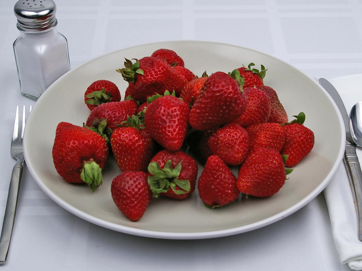 Calories in 578 grams of Strawberries
