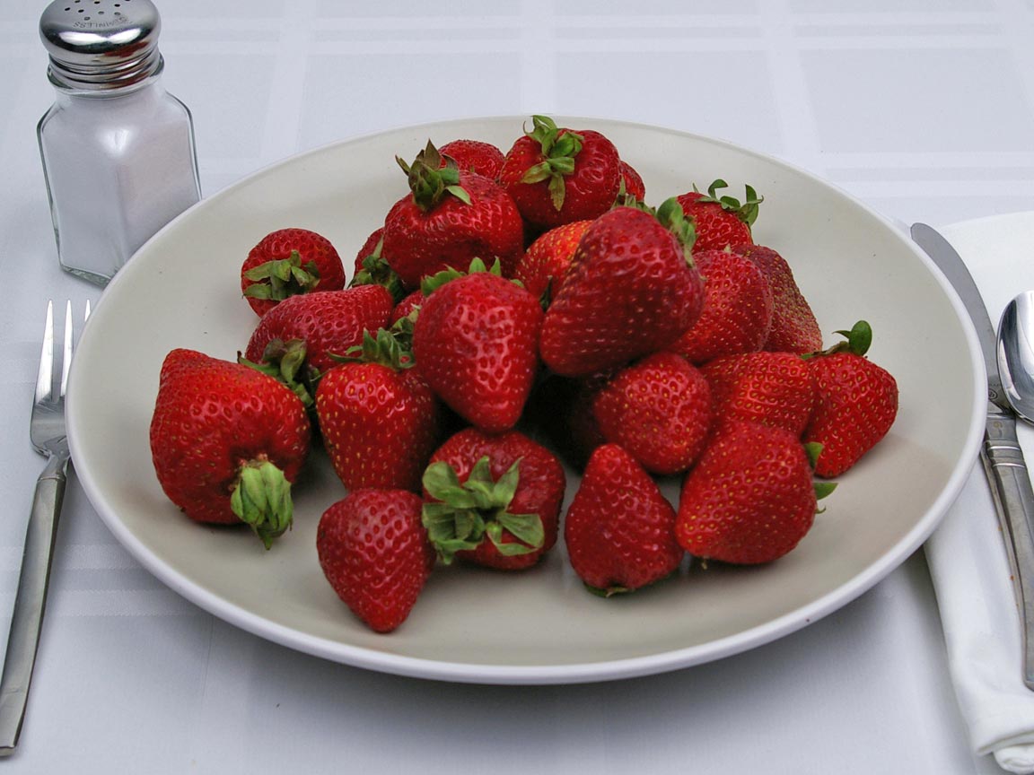 Calories in 626 grams of Strawberries