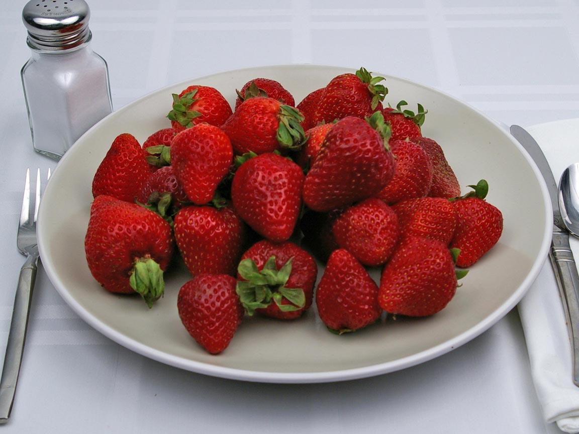 Calories in 722 grams of Strawberries