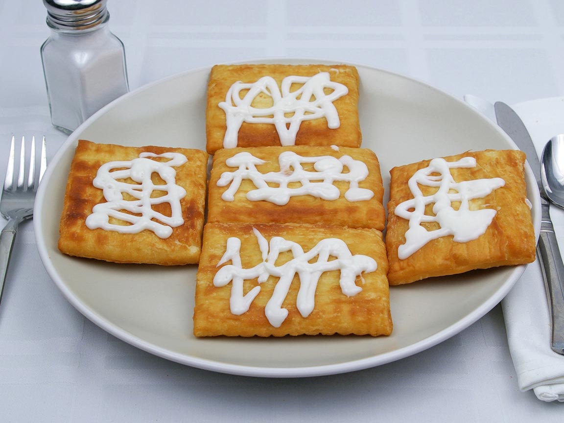Calories in 5 piece(s) of Toaster Strudel - Cherry