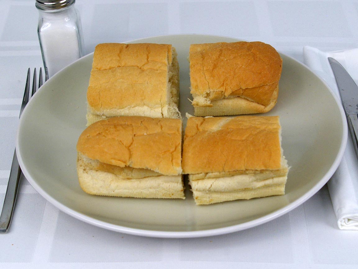 Calories in 2 6 inch(s) of Subway Italian White Bread