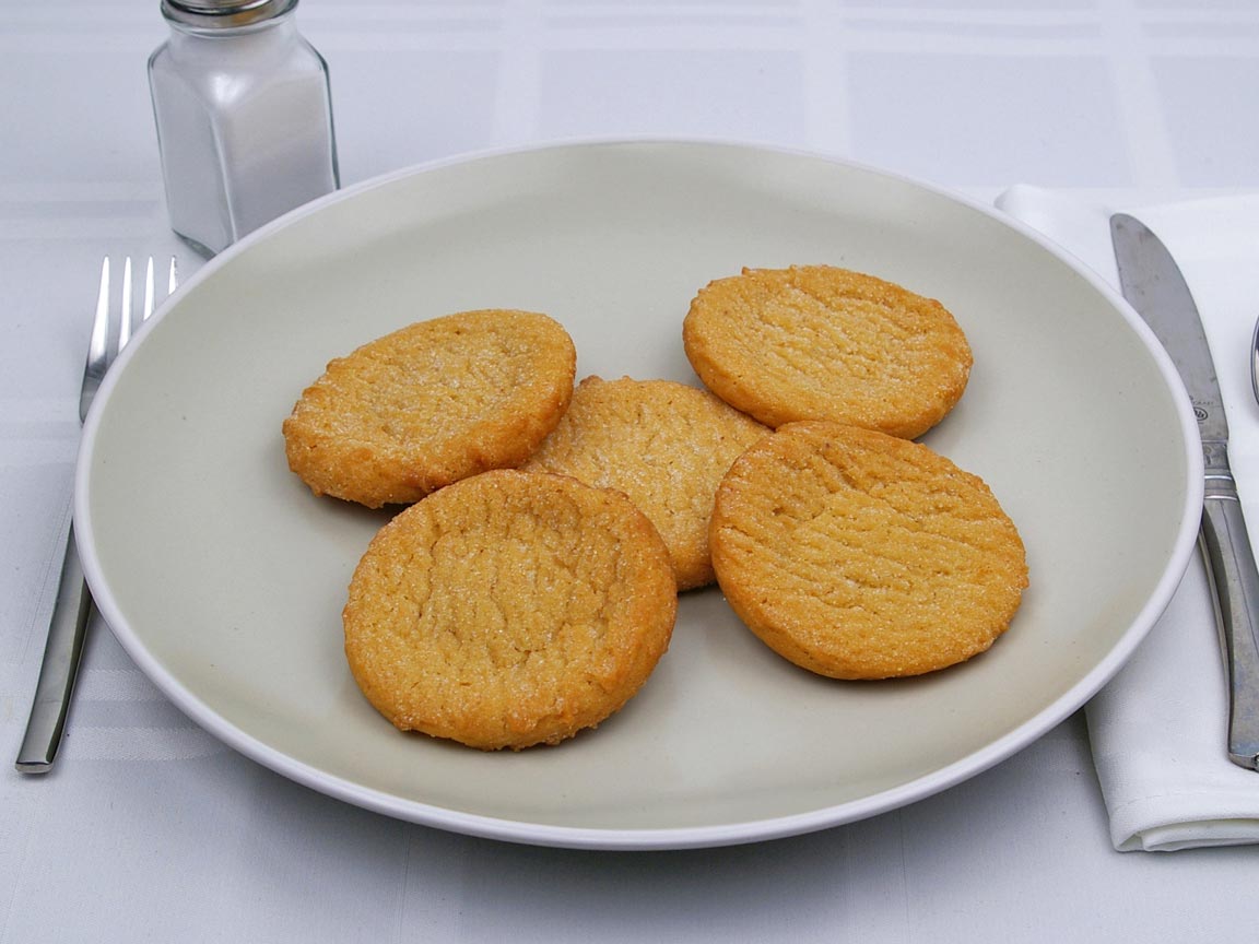 Calories in 5 cookie of Sugar Cookie