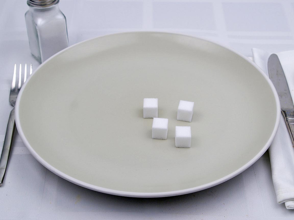 Calories in 4 cube of Sugar Cubes
