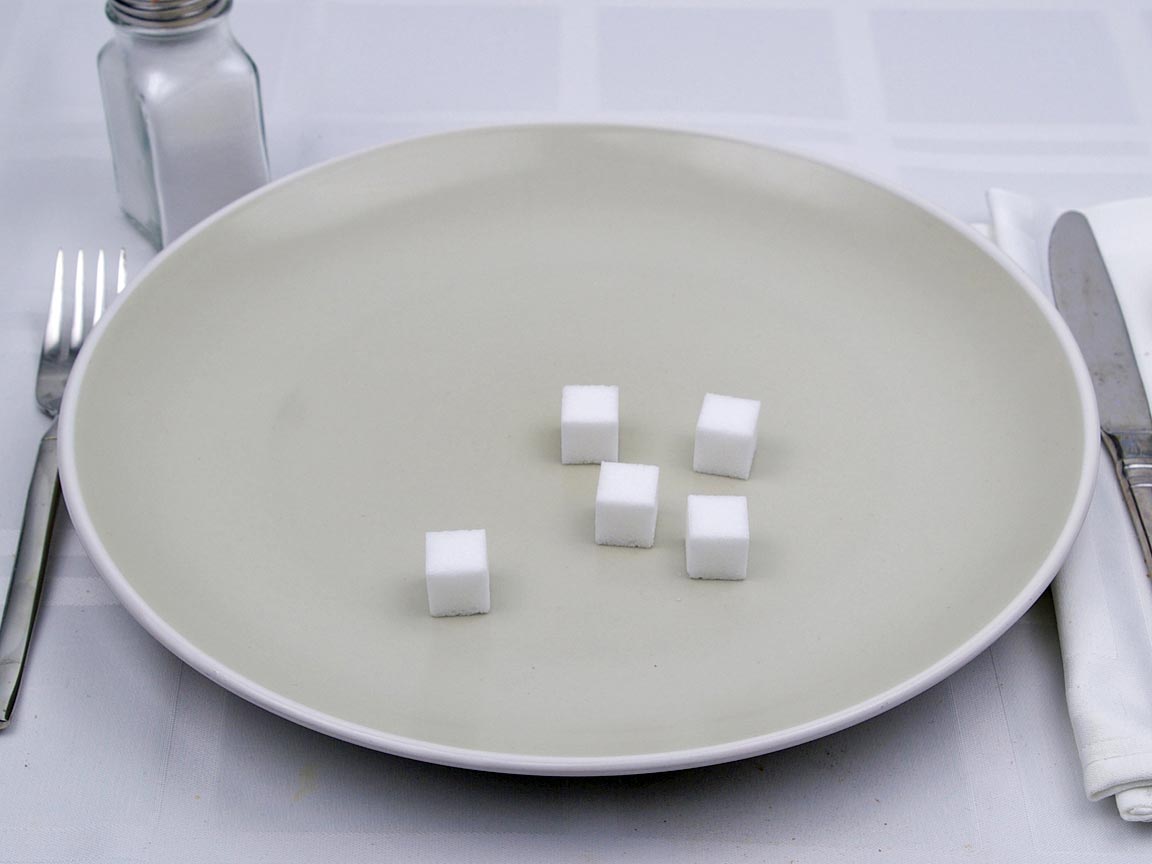 Calories in 5 cube of Sugar Cubes