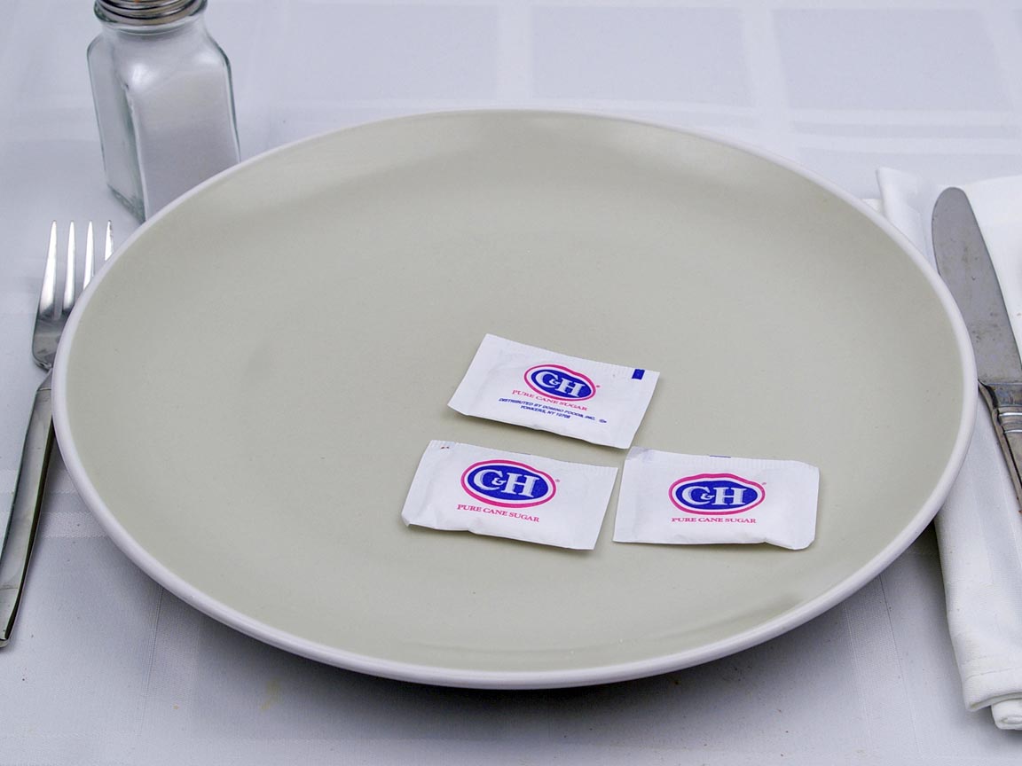 Calories in 3 packet(s) of Sugar Packets