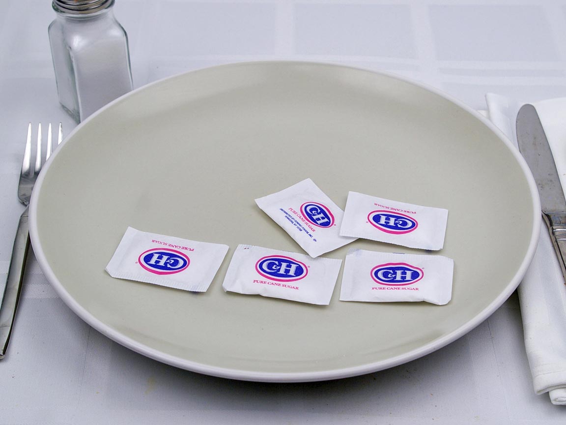 Calories in 5 packet(s) of Sugar Packets