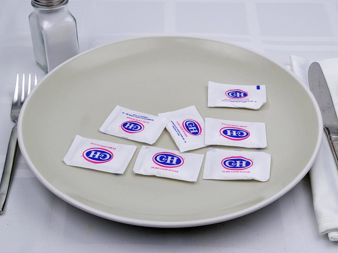 Calories in 7 packet(s) of Sugar Packets