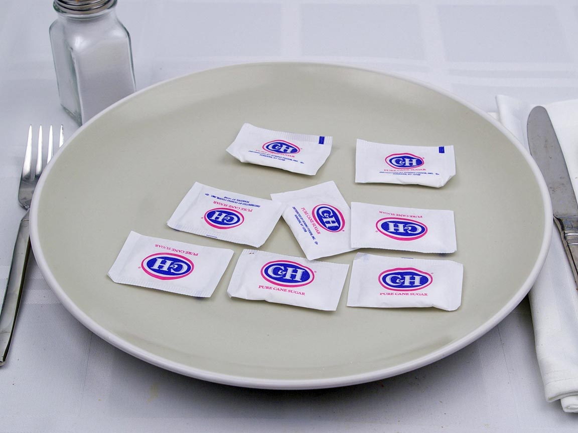 Calories in 8 packet(s) of Sugar Packets