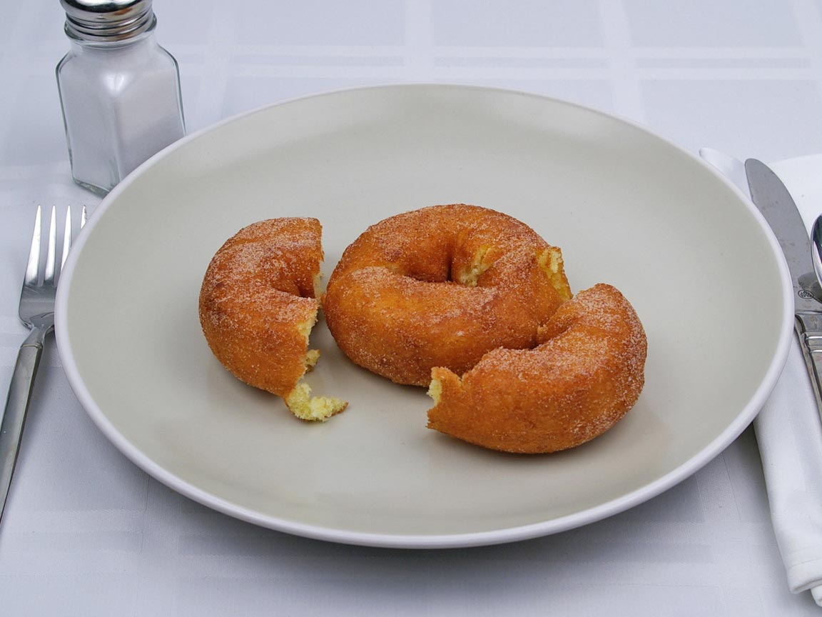 Calories in 2 donut(s) of Sugared Donut