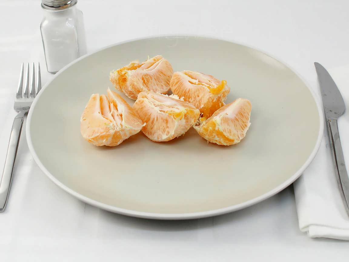 Calories in 1.25 fruit(s) of Sumo Citrus Mandarin Orange