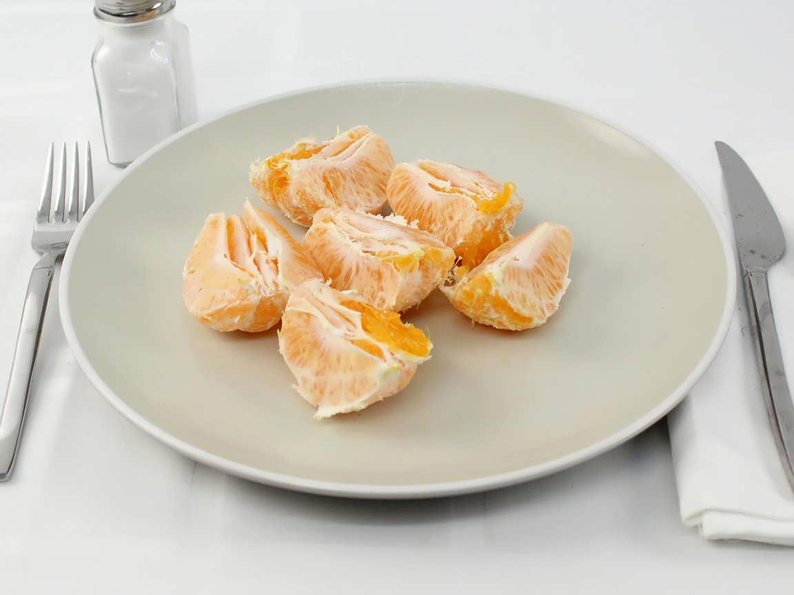 Calories in 1.5 fruit(s) of Sumo Citrus Mandarin Orange