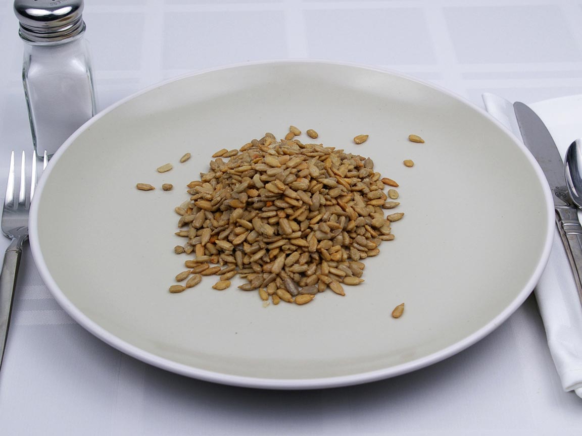 Calories in 283 grams of Sunflower Seeds - Shelled