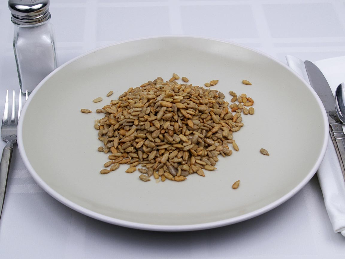 Calories in 340 grams of Sunflower Seeds - Shelled