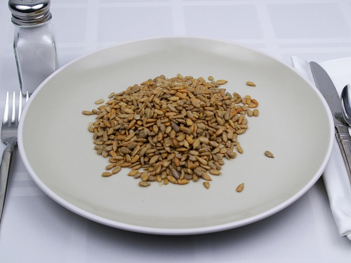 Calories in 396 grams of Sunflower Seeds - Shelled