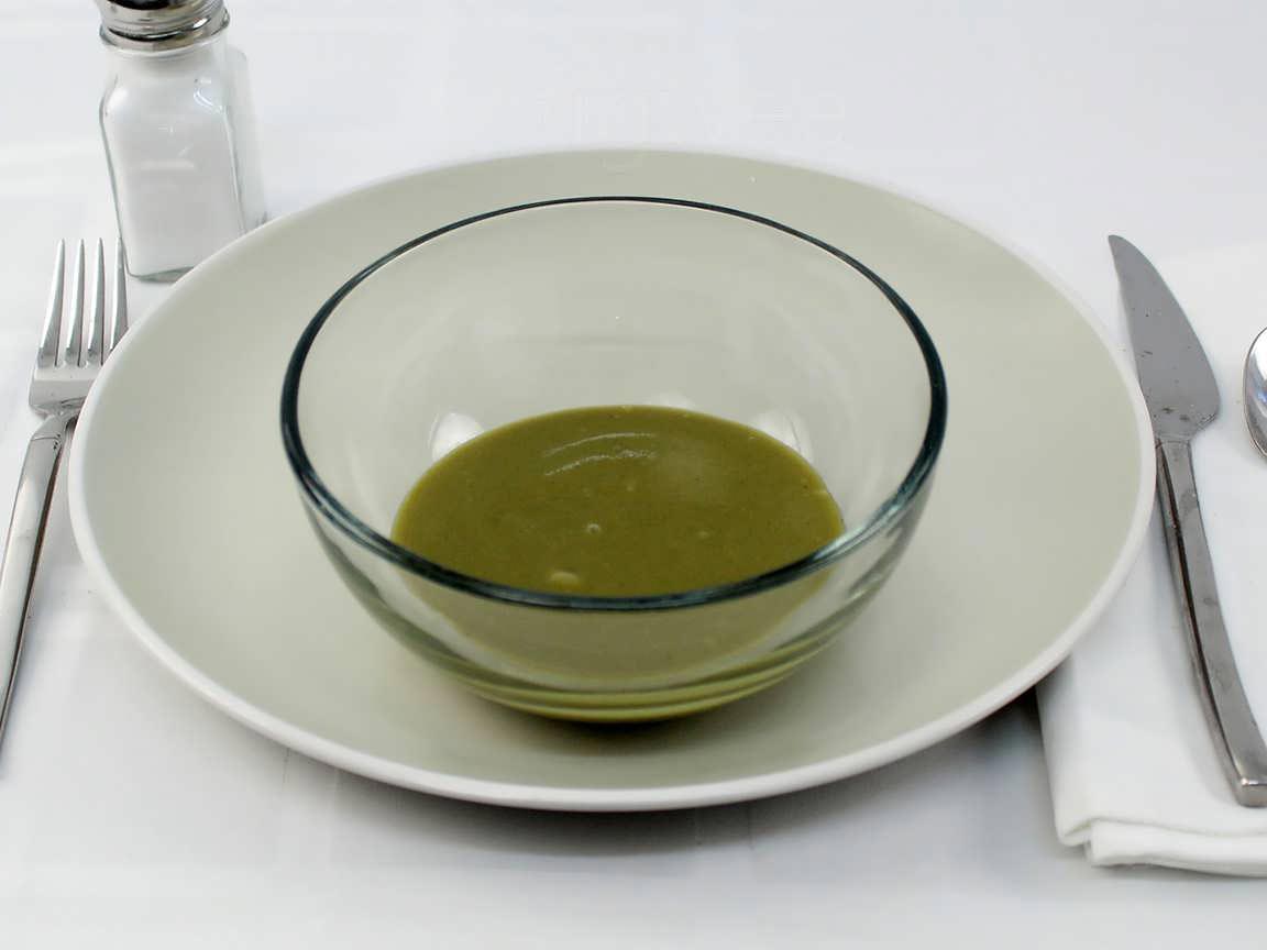 Calories in 0.5 cup(s) of Super Greens Creamy Soup