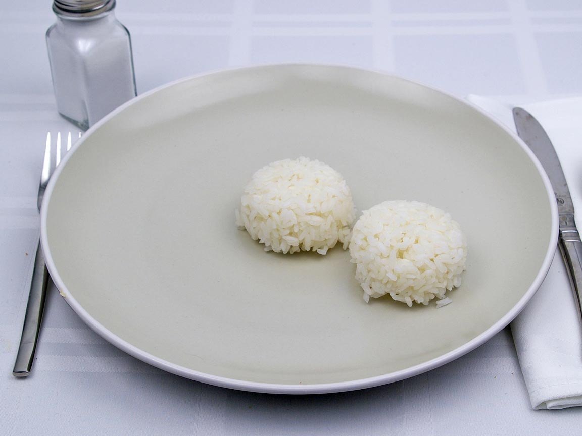 Calories in 0.5 cup(s) of Sushi Rice - Medium Grain