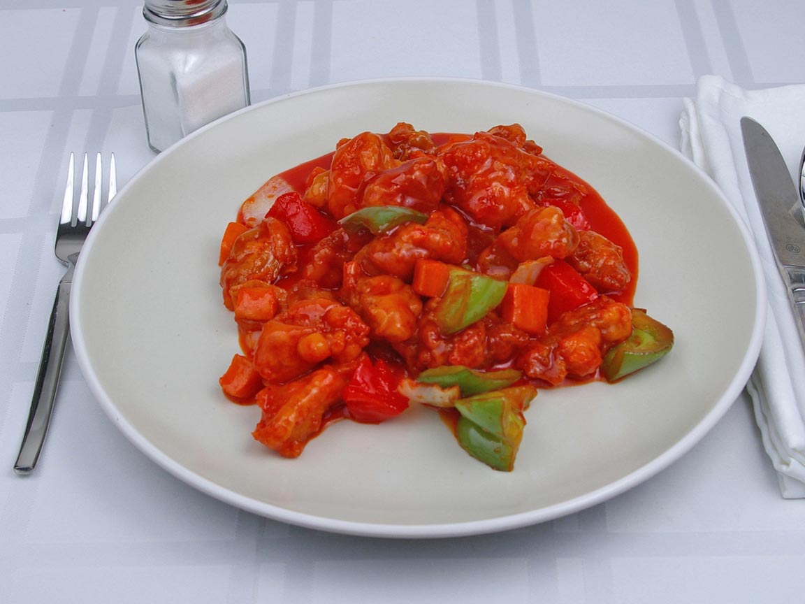 Calories in 2 cup(s) of Sweet and Sour Pork
