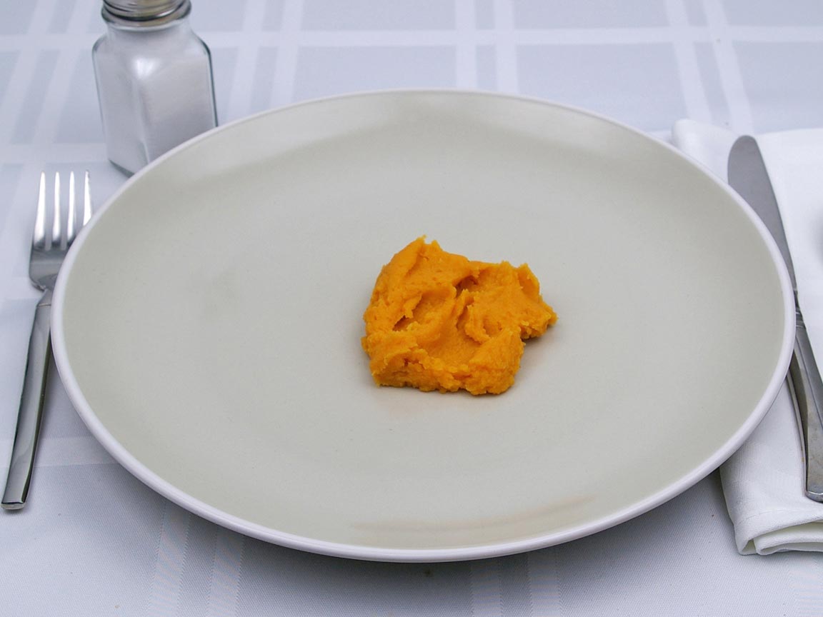 Calories in 0.25 cup(s) of Sweet Potatoes - Mashed