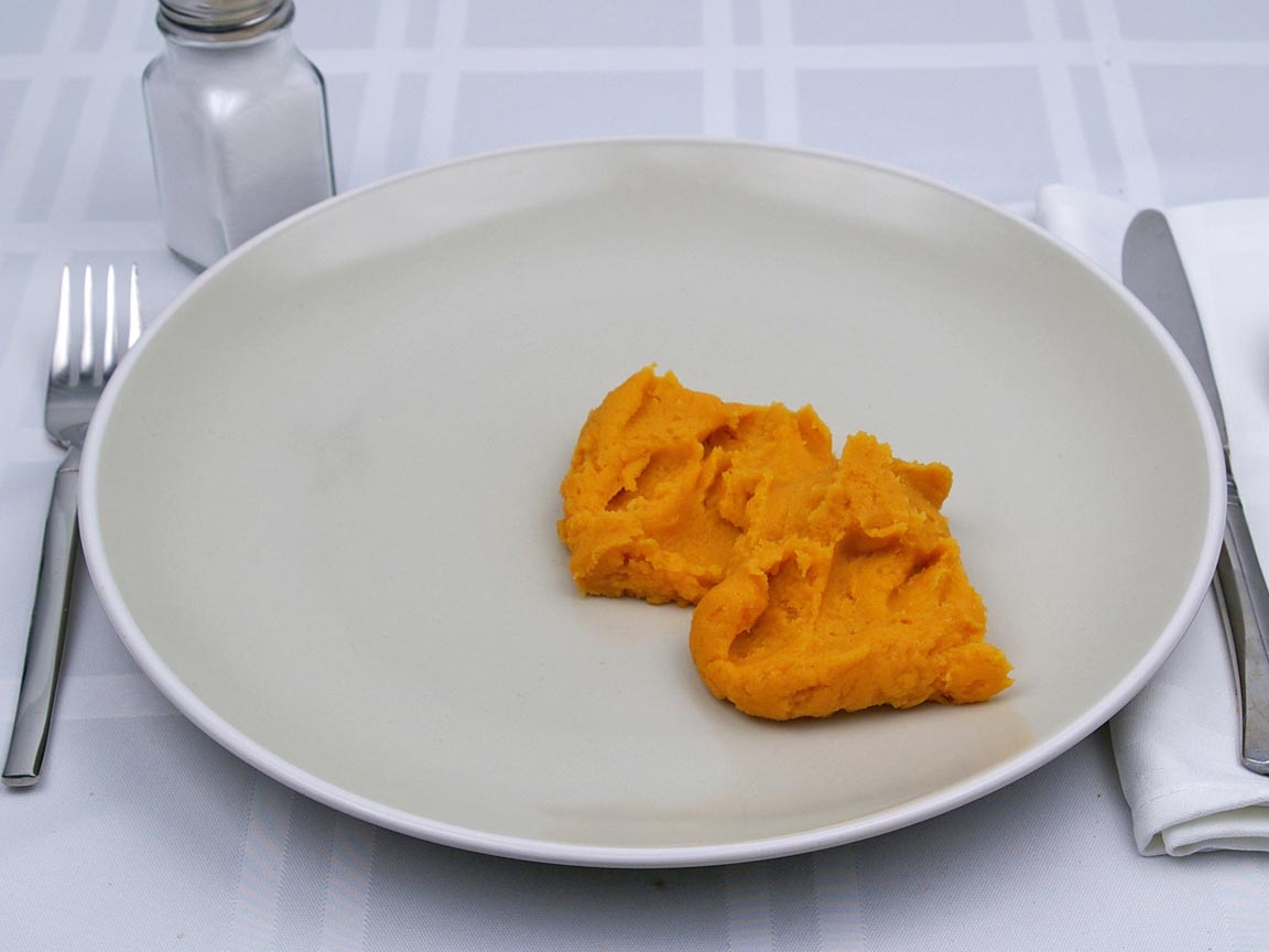 Calories in 0.5 cup(s) of Sweet Potatoes - Mashed