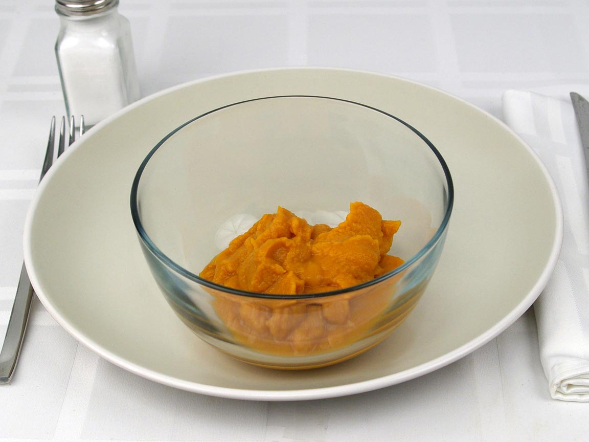 Calories in 0.75 cup(s) of Sweet Potato Puree - Canned
