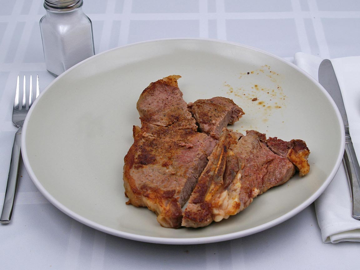 Calories in 272 grams of T-Bone Steak