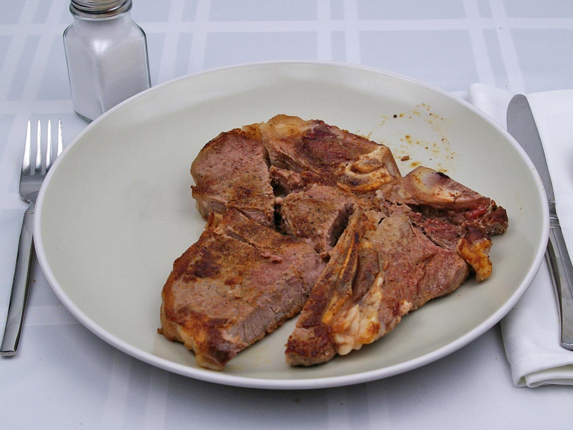Calories in 362 grams of T-Bone Steak