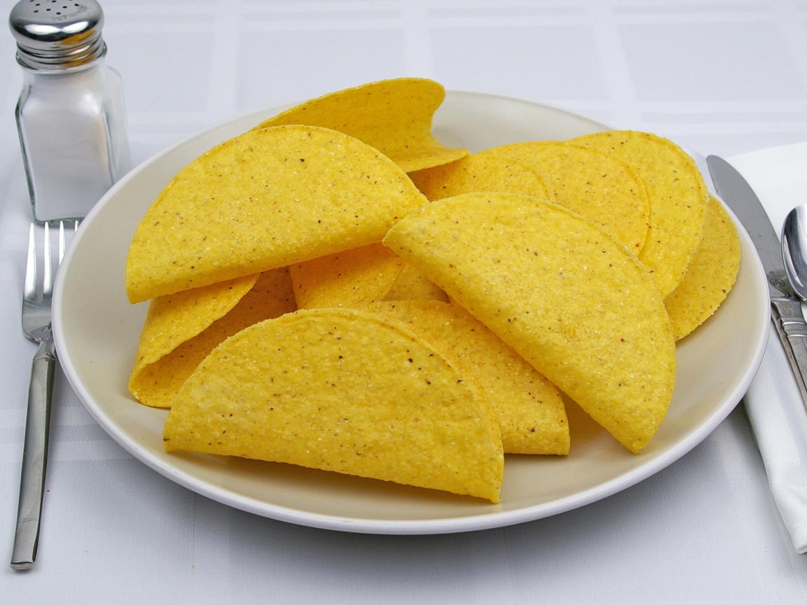 Calories in 10 shell(s) of Taco Shells