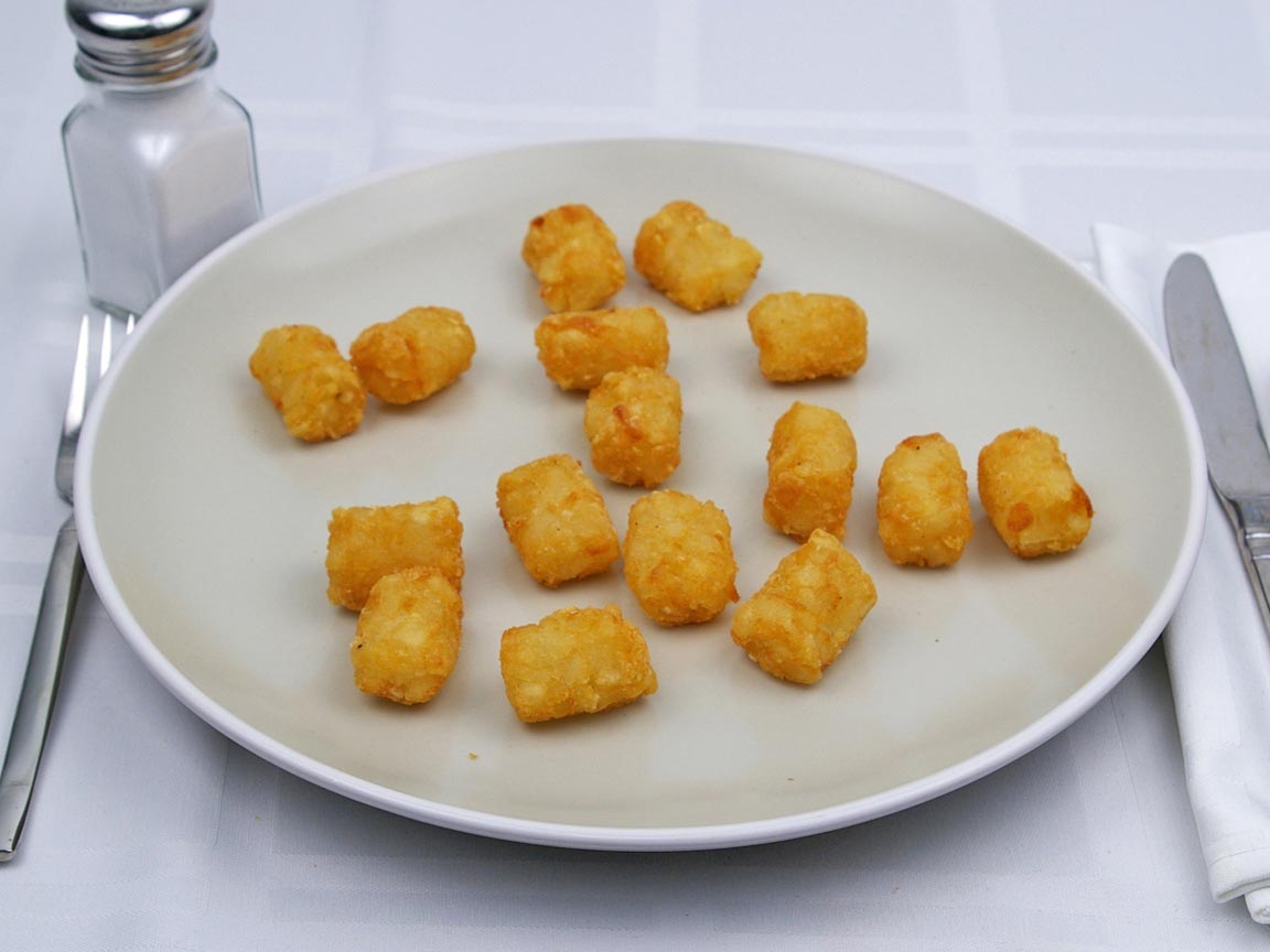 Calories in 1.6 sm of Sonic - Tater Tots
