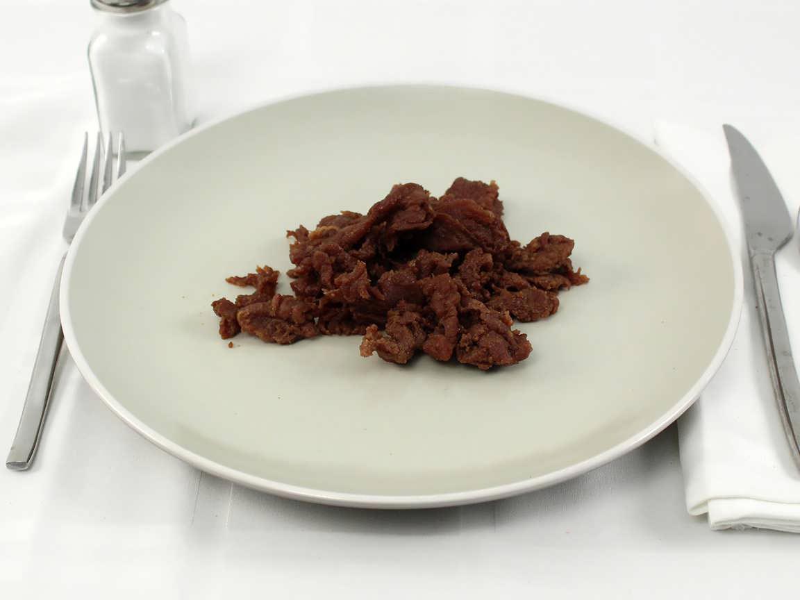 Calories in 85 grams of Teriyaki Beef Steak