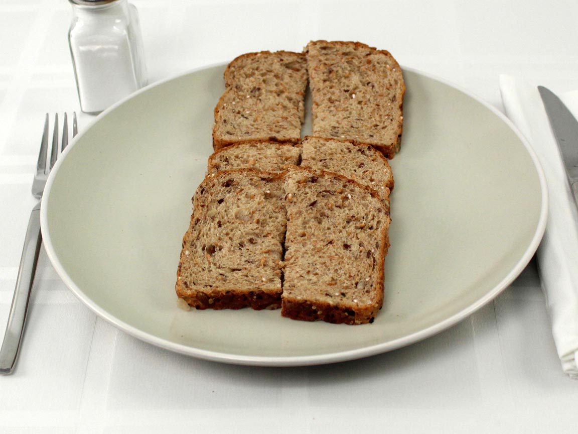 Calories in 3 piece(s) of Good Seed Thin Sliced Bread