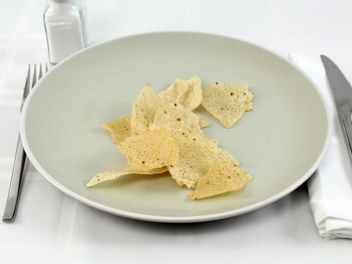 Calories in 14 grams of Cantina Thin Tortilla Chips