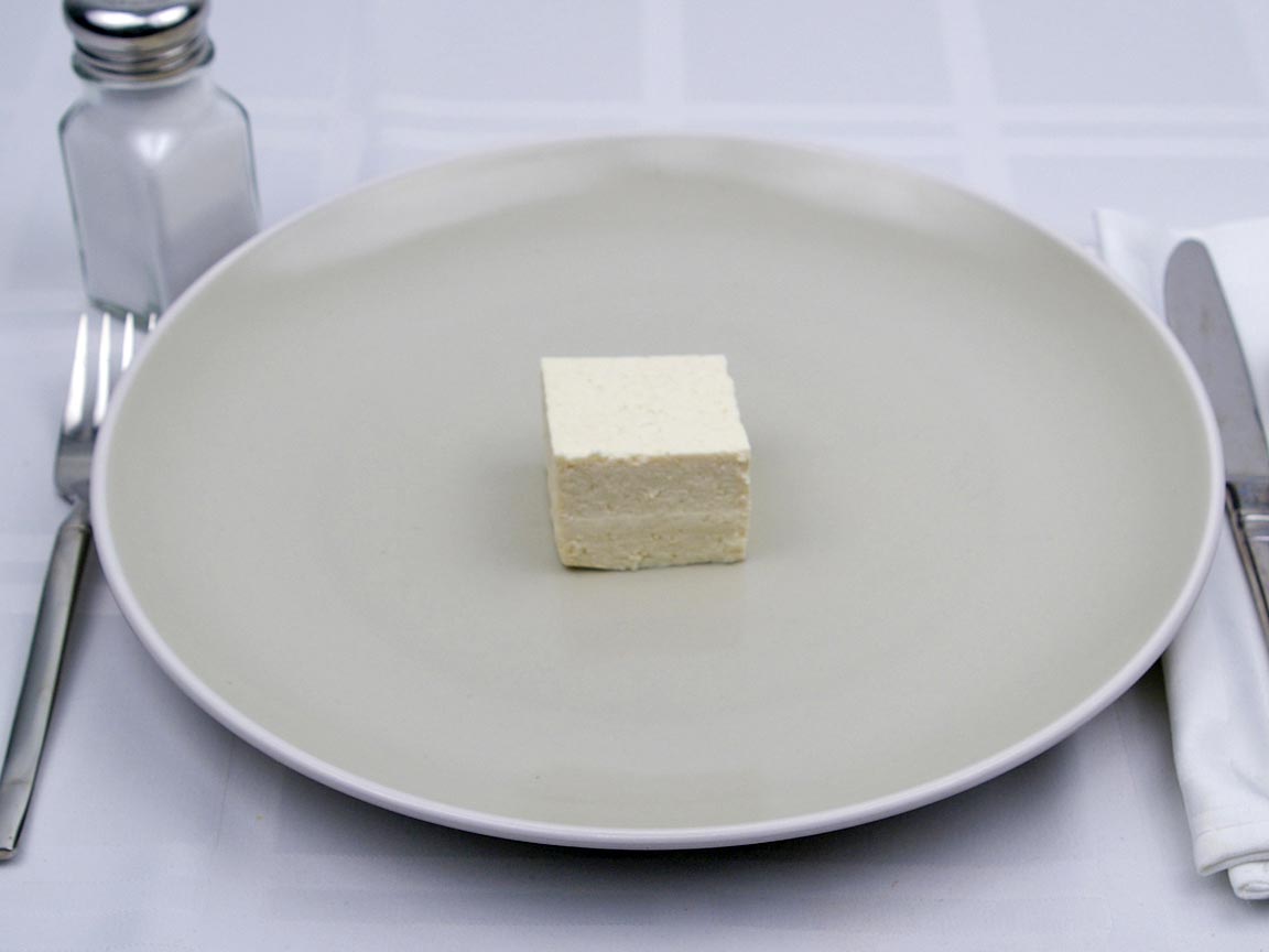 Calories in 1 piece(s) of Tofu - Firm