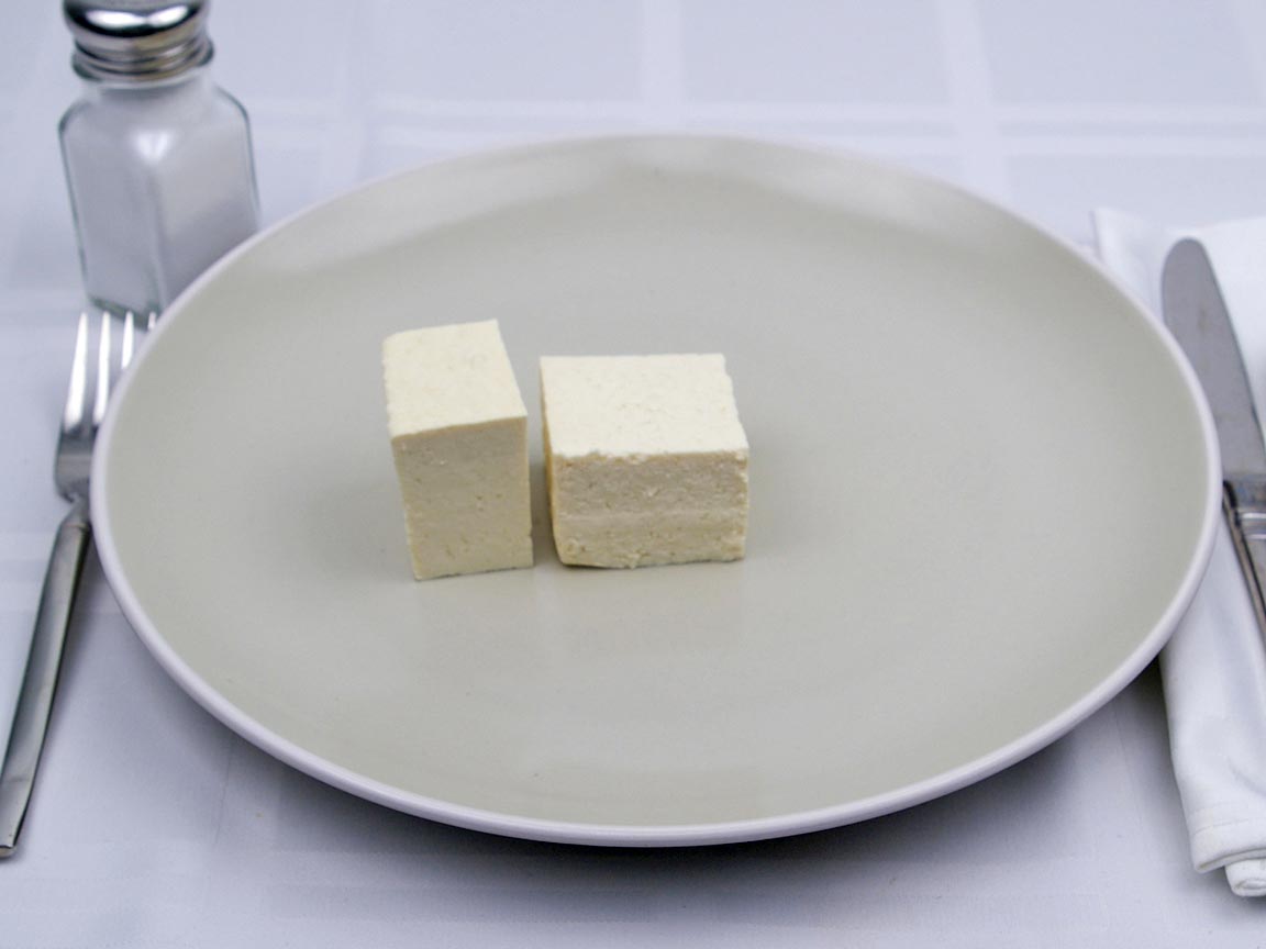 Calories in 2 piece(s) of Tofu - Extra Firm