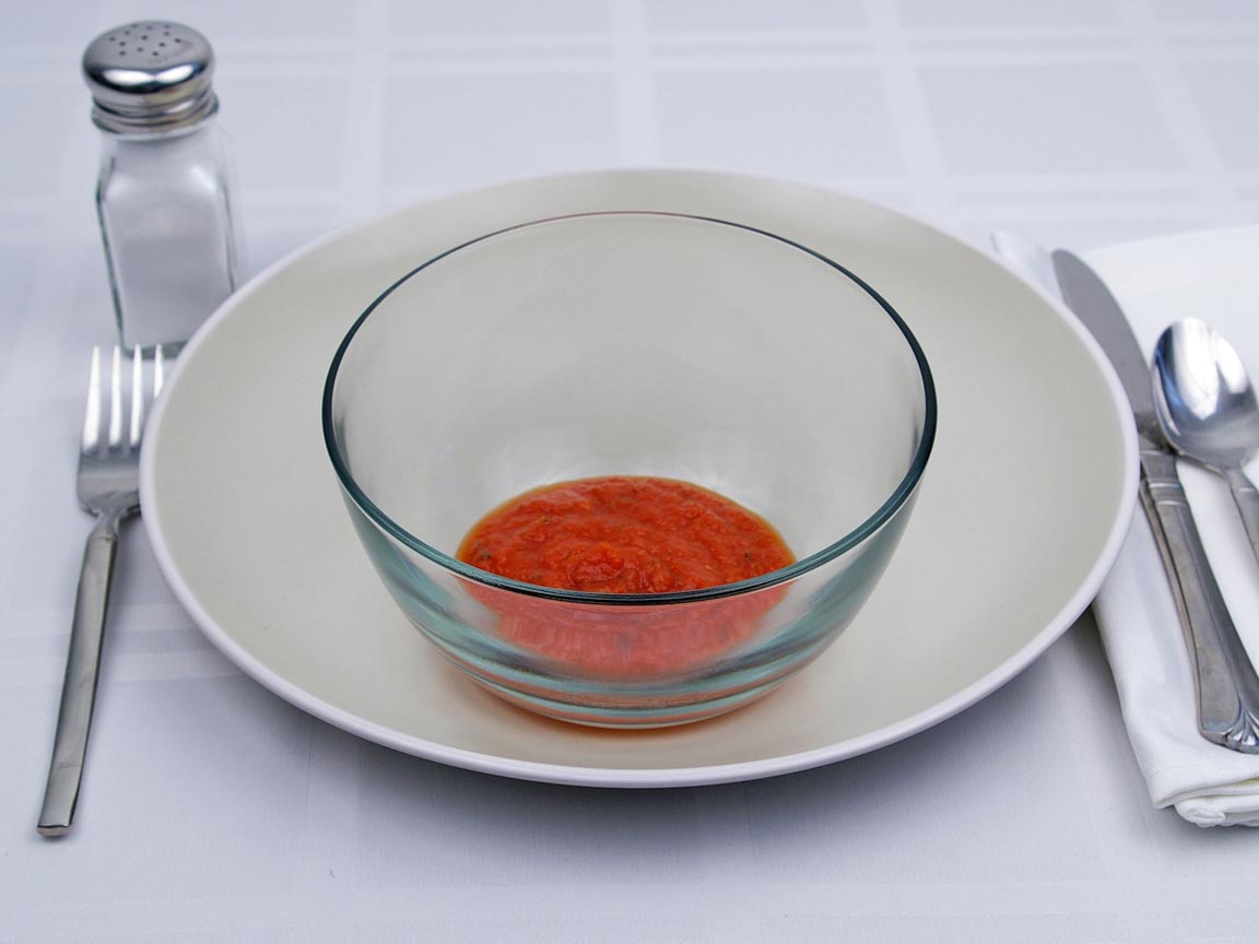 Calories in 0.25 cup(s) of Tomato Sauce