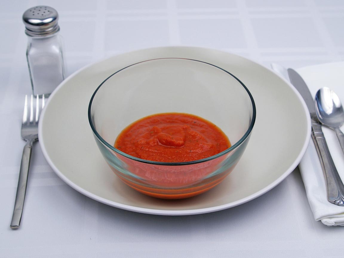 Calories in 0.75 cup(s) of Tomato Sauce