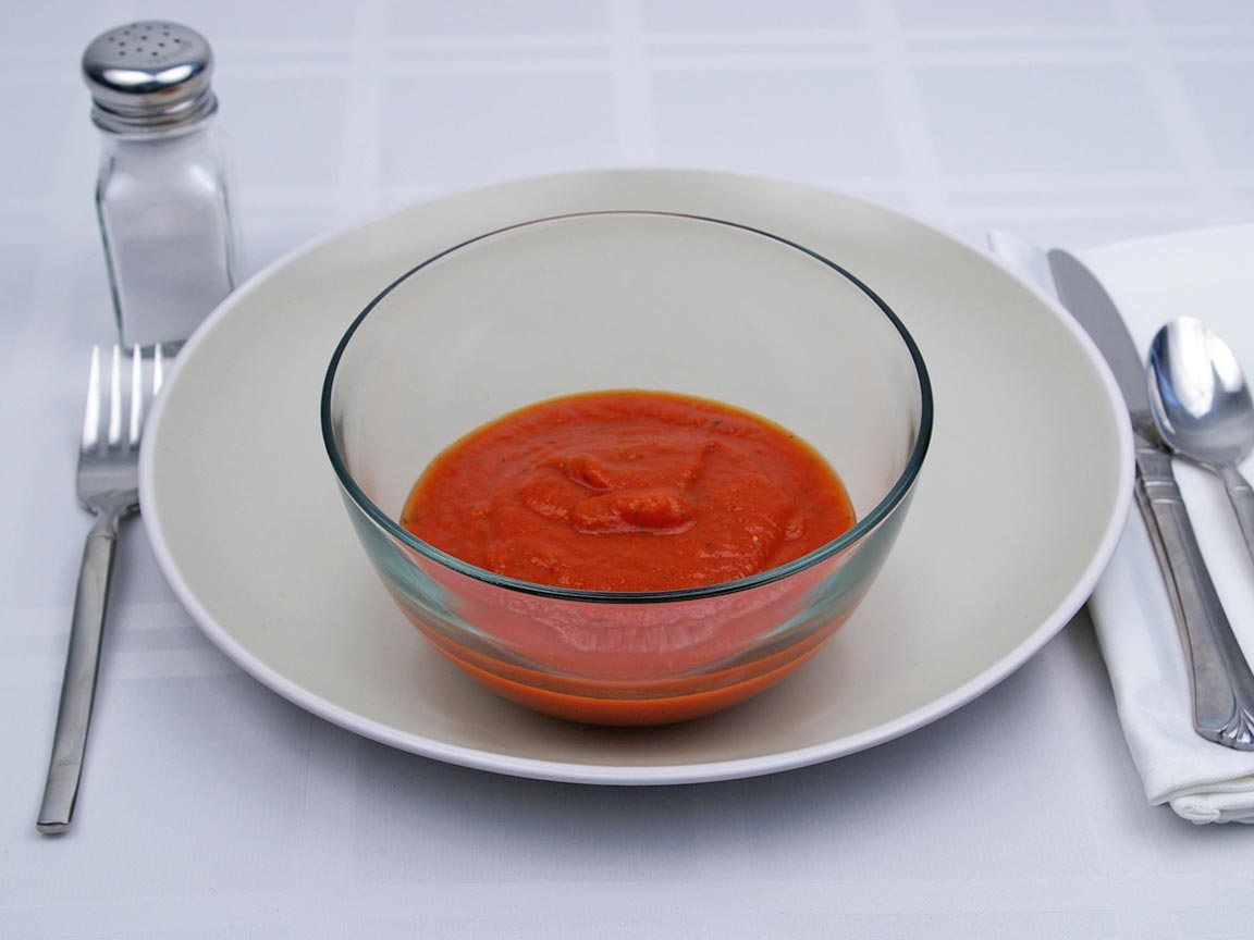 Calories in 1 cup(s) of Tomato Sauce