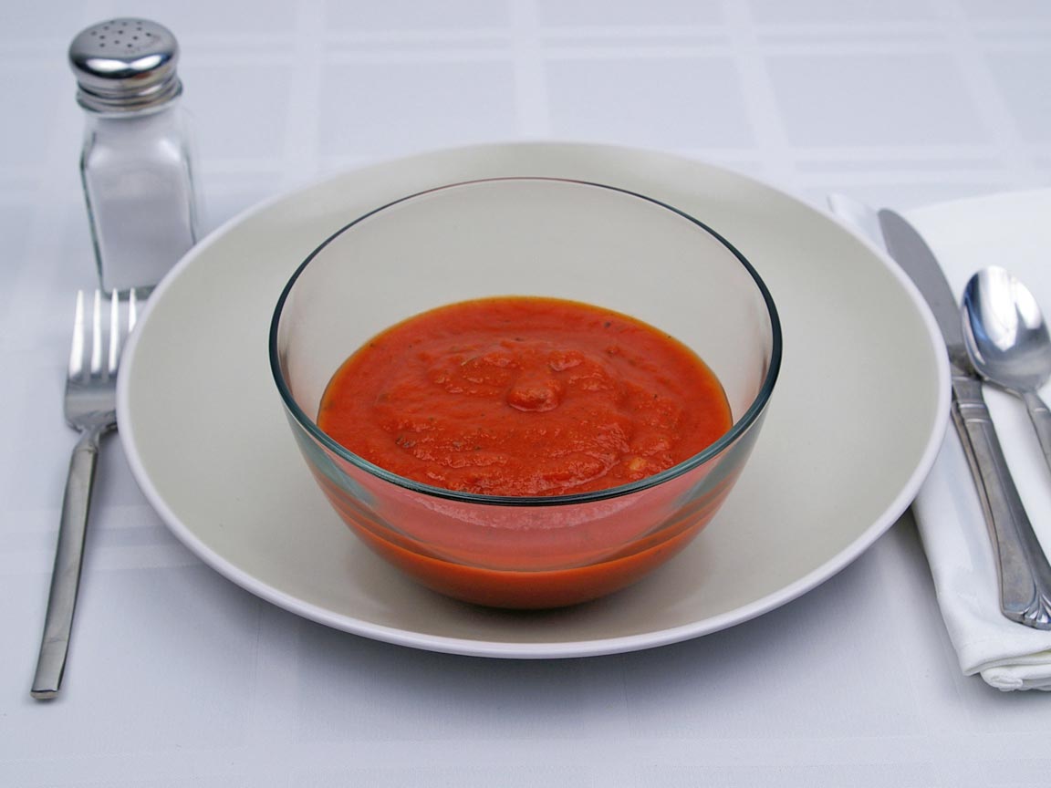 Calories in 1.5 cup(s) of Tomato Sauce