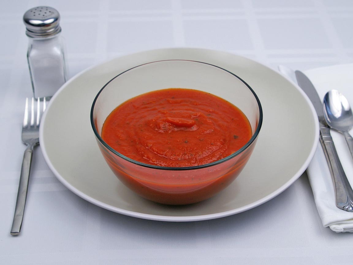 Calories in 2.25 cup(s) of Tomato Sauce