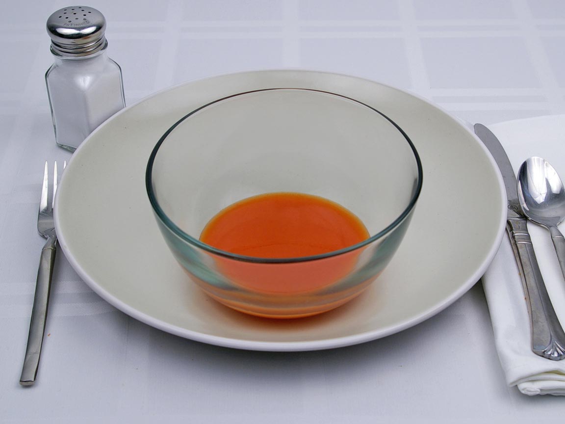 Calories in 0.25 cup(s) of Tomato Soup