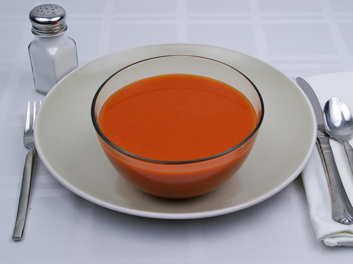 Calories in 2.5 cup(s) of Creamy Tomato Parmesan Bisque Soup