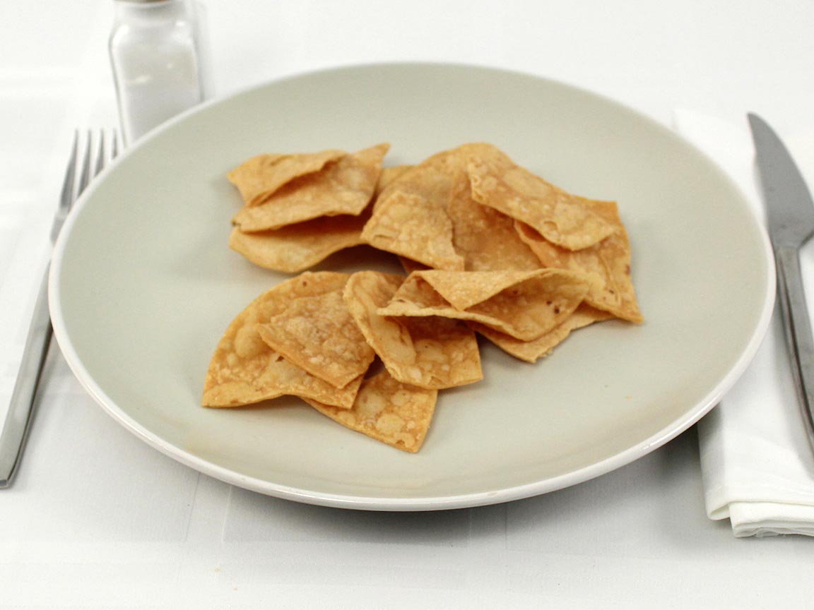Calories in 42 grams of Thick Tortilla Chips