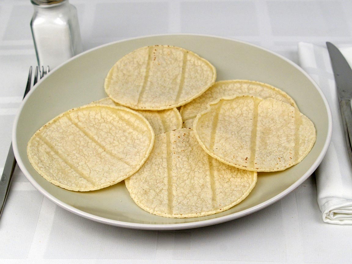 Calories in 6 tortilla(s) of Tortilla - Street Taco Size
