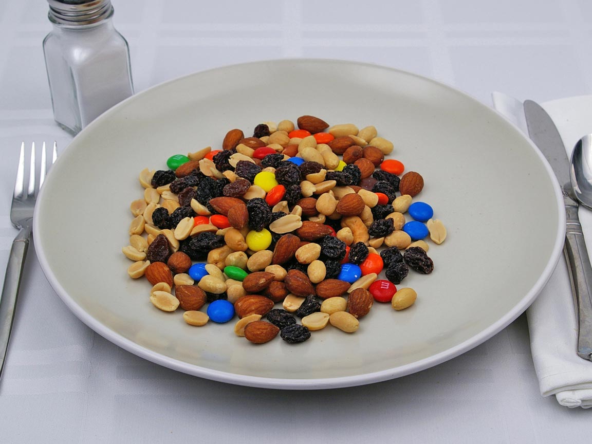 Calories in 1.25 cup(s) of Monster - Trail Mix