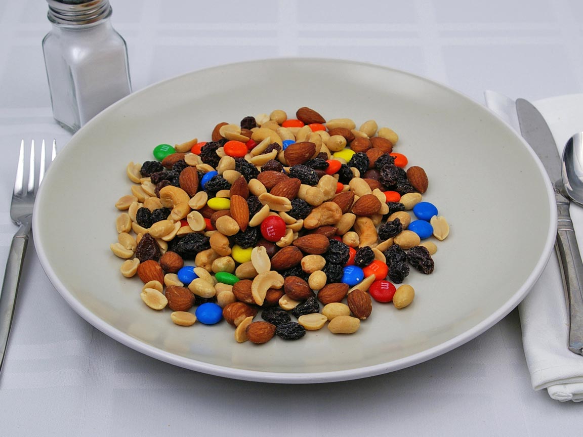 Calories in 1.63 cup(s) of Monster - Trail Mix