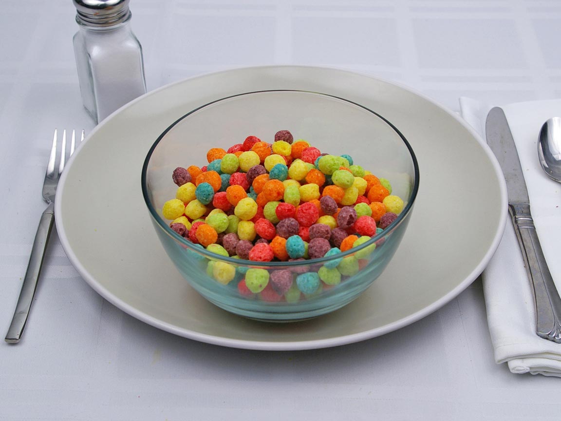 Calories in 2.25 cup(s) of Trix Cereal