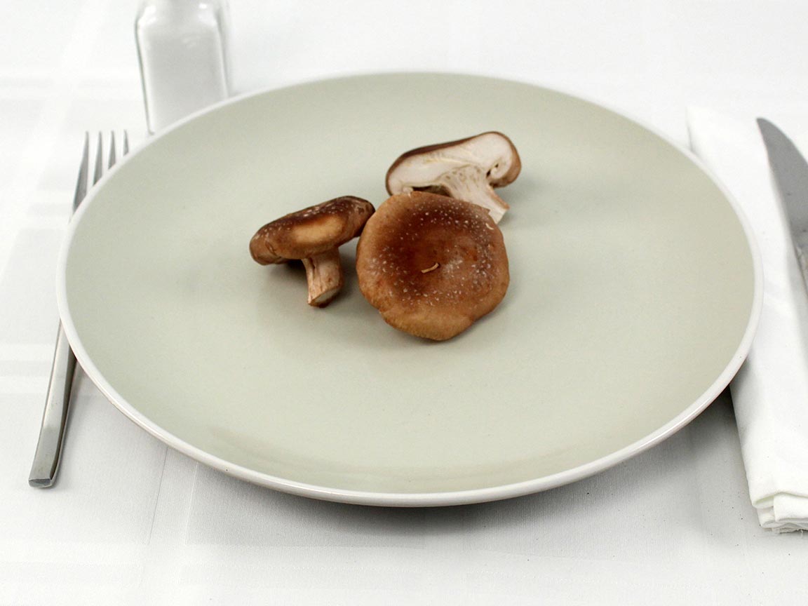 Calories in 45 grams of Trumpet Mushrooms