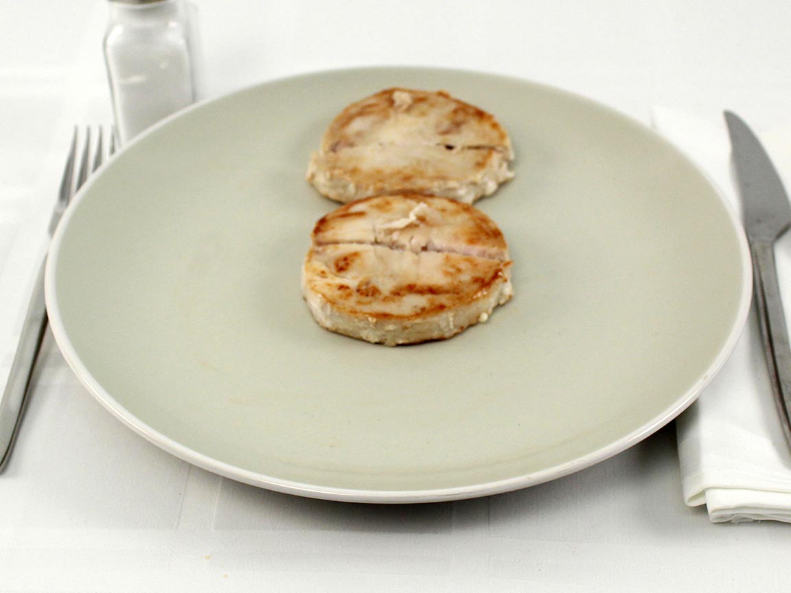 Calories in 2 patty(s) of Tuna Burgers no fat added