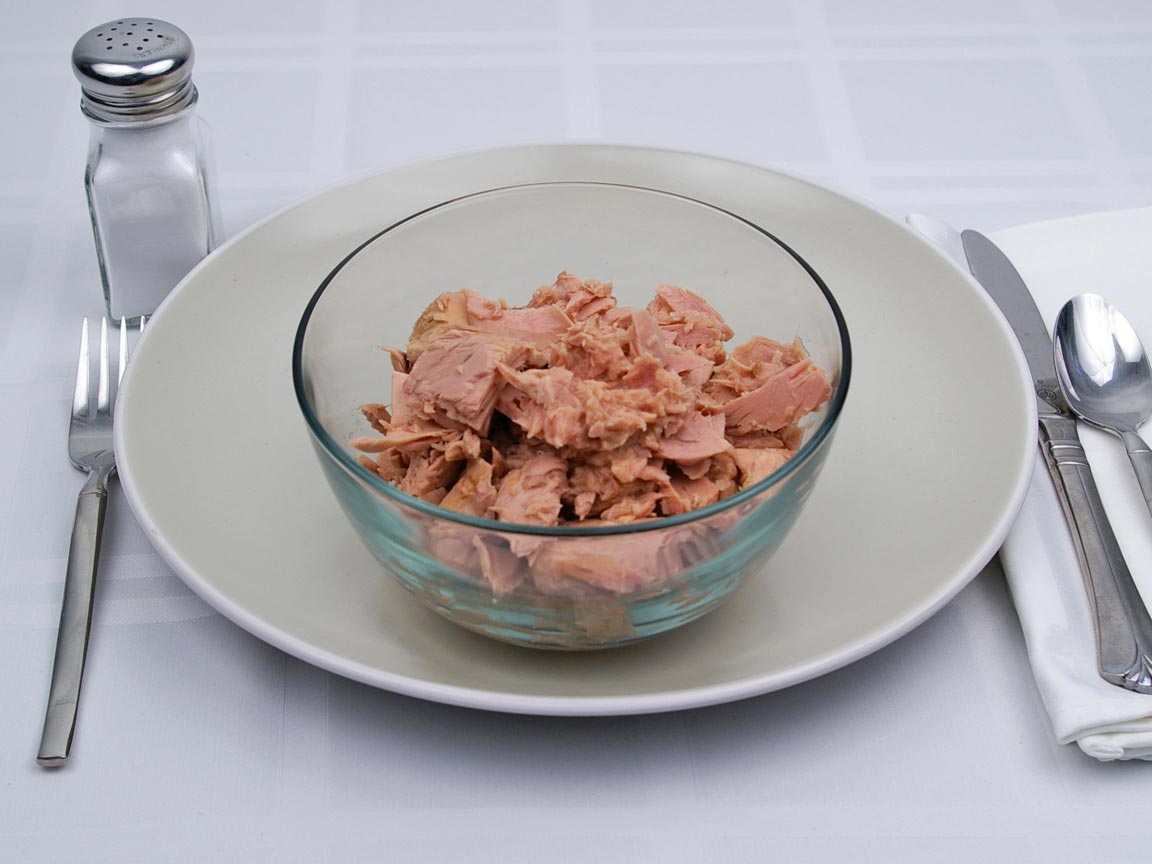 Calories in 1.83 can(s) of Light Tuna - Canned in Water