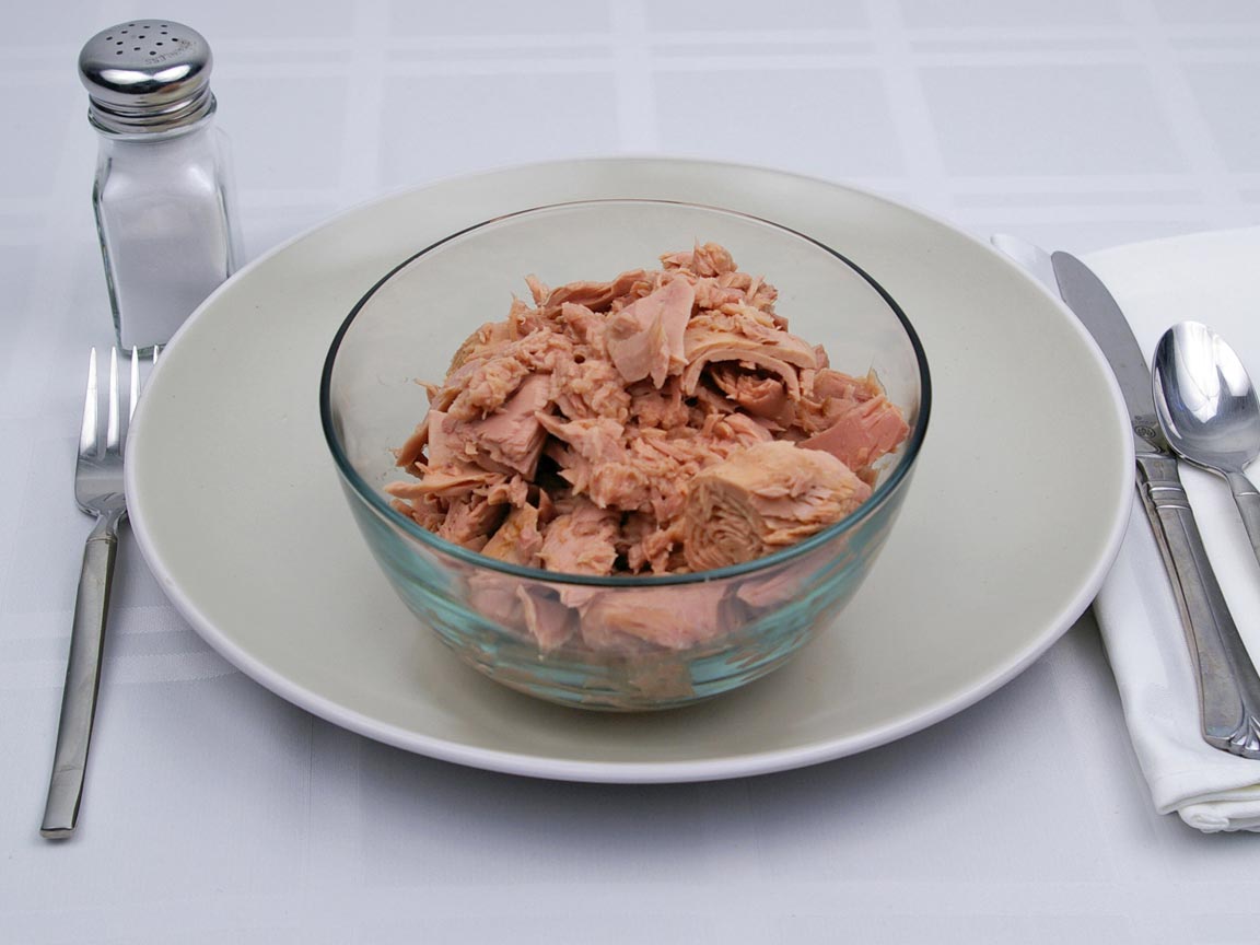 Calories in 2.33 can(s) of Light Tuna - Canned in Water