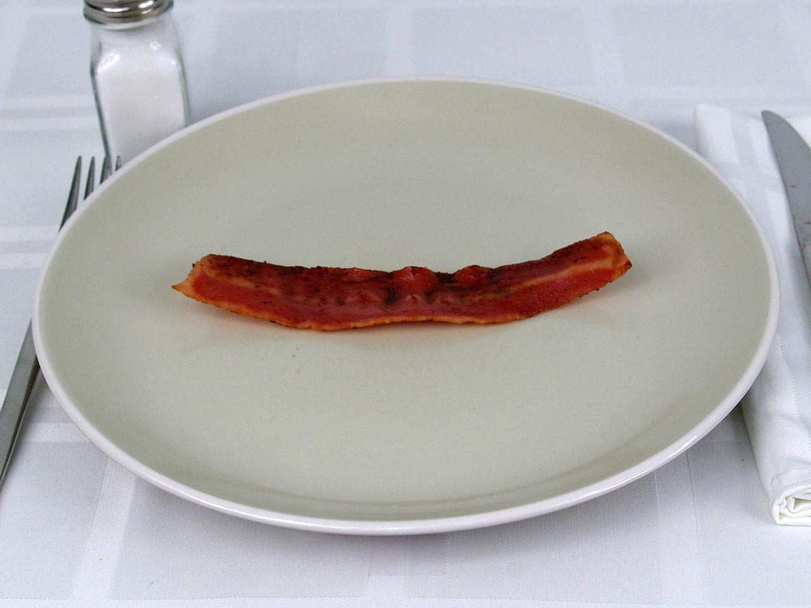 Calories in 1 ea(s) of Turkey Bacon